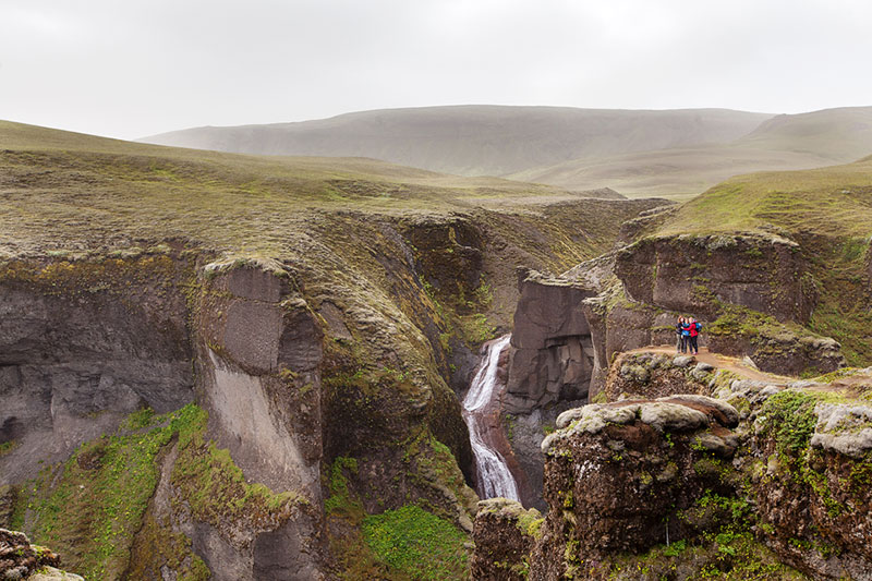 Fjadrargljufur Canyon, Iceland.