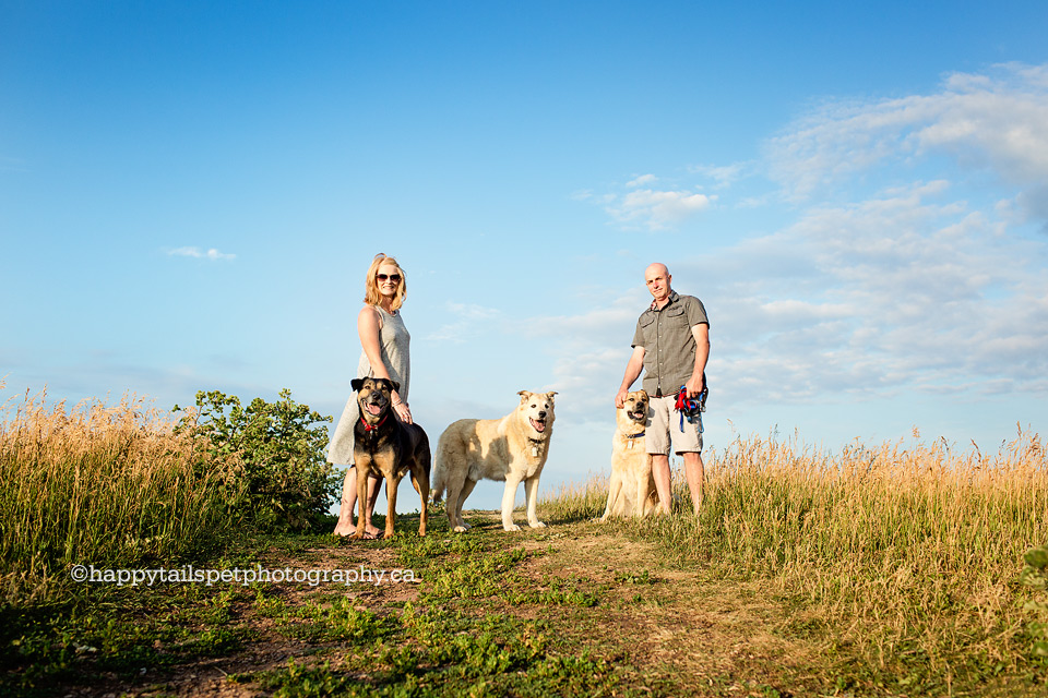 Family photography with pets by pet photographer Toronto.