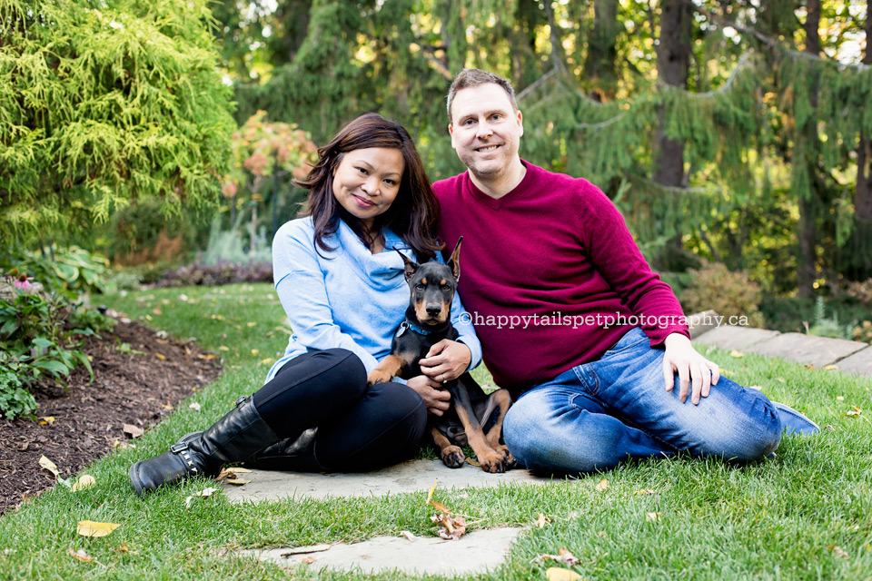 Family photography with pets in Ontario.