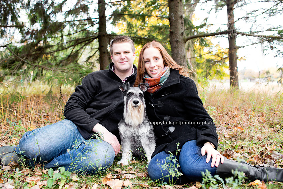 Family photography with dog in Toronto, Ontario.